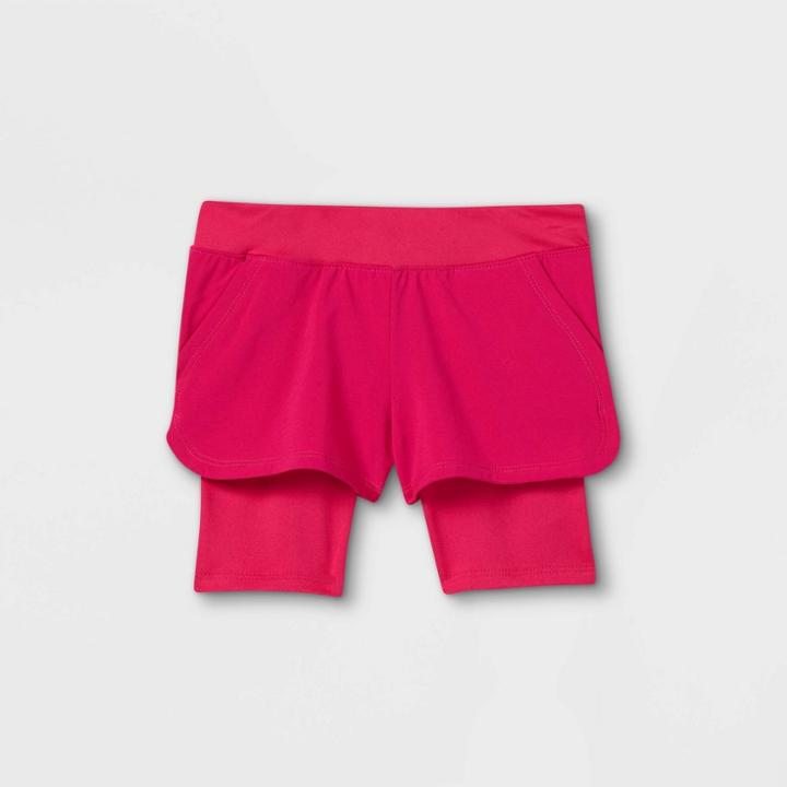 Toddler Girls' Activewear Shorts - Cat & Jack Pink