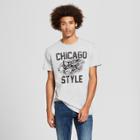 Men's Chicago Style Hot Dog Short Sleeve Crew Neck T-shirt - Awake - Gray
