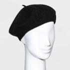 Women's Wool Knit Beret - Wild Fable - Black