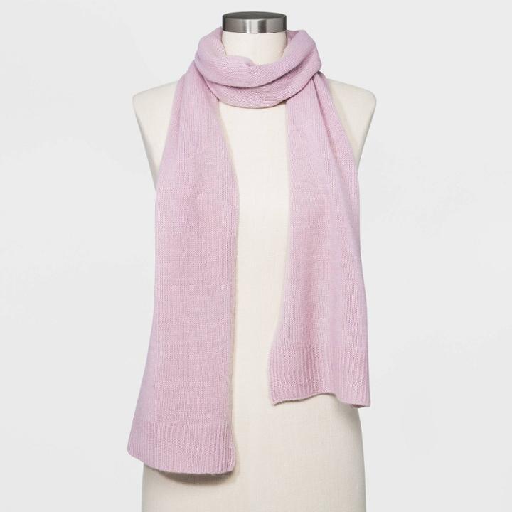 Women's Cashmere Scarf - A New Day Blush/lilac
