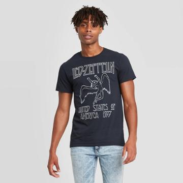 Men's Led Zeppelin Short Sleeve Graphic T-shirt - Black