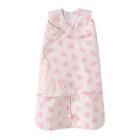 Halo Innovations Sleepsack 100% Cotton Swaddle Wrap Watercolor Rose Toss Blush