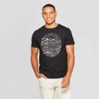 Petitemen's Printed Standard Fit Island Waves Short Sleeve Crew Neck Graphic T-shirt - Goodfellow & Co Black S, Men's,