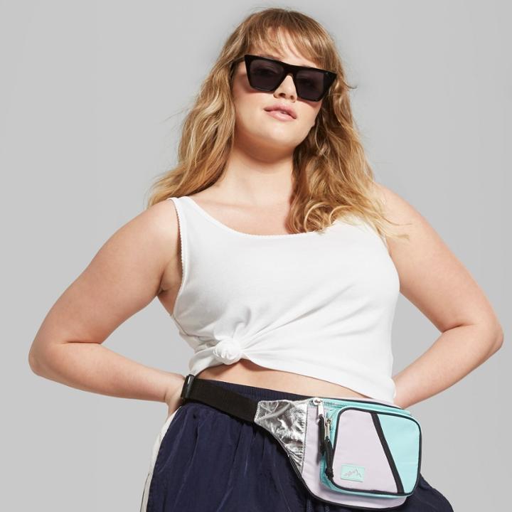Women's Plus Size Picot Edge Tank - Wild Fable White