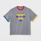 Ev Lgbt Pride Pride Gender Inclusive Adult Extended Size We Are Family Graphic T-shirt - Heather Gray 1xb, Adult Unisex