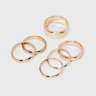 Band Ring Set 6pc - A New Day Gold