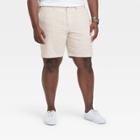 Men's Big & Tall 9 Slim Fit Chino Shorts - Goodfellow & Co Beige