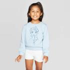 Disney Toddler Girls' Frozen Elsa Fleece Crewneck Sweatshirt -