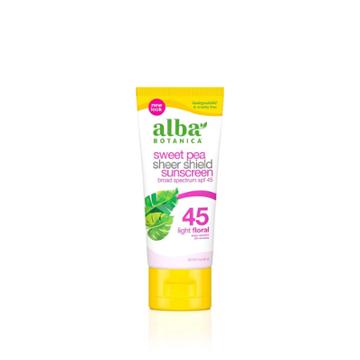 Alba Botanica Sweet Pea Sheer Shield Sunscreen -