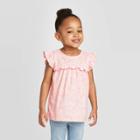 Oshkosh B'gosh Toddler Girls' Ditsy Floral Blouse - Pink 12m, Toddler Girl's,