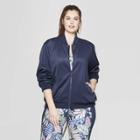 Target Women's Plus Size Reversible Jacket - Joylab Navy