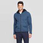 Men's Full Zip Sherpa Fleece Jacket - C9 Champion Jetson Blue/new Black