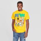 Men's Short Sleeve Nickelodeon Crew T-shirt - Sunflower