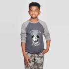 Boys' Long Sleeve Halloween Flip Sequin T-shirt - Cat & Jack Gray