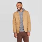 Men's Standard Fit Twill Kenwood Blazer - Goodfellow & Co Dapper Brown