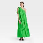 Women's One Shoulder Sleeveless Dress - Who What Wear Green