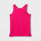 Girls' Graphic Tank Top - All In Motion Fuchsia