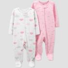 Baby Girls' 2pk Sleep N' Play - Just One You Made By Carter's Pink Newborn