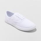Women's Emilee Lace-up Canvas Sneakers - Mossimo Supply Co. White