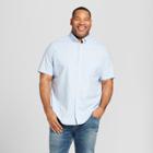 Target Men's Tall Short Sleeve Button-down Shirt - Goodfellow & Co Bayshore Blue