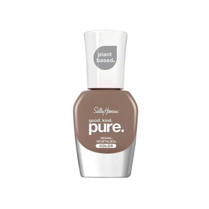 Sally Hansen Nail Polish Good. Kind. Pure. 160 Raw Cocoa - 0.33 Fl Oz, Raw Brown