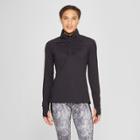 Women's Long Sleeve 1/4 Zip - C9 Champion Black M,