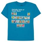 Nintendo Boys' Mario Elements T-shirt - Blue