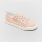 Kids' Lucian Double Zipper Apparel Sneakers - Cat & Jack Blush Pink