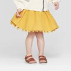 Toddler Girls' Tassel Skirt - Art Class Gold