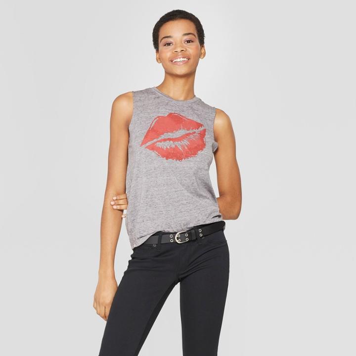 Fifth Sun Women's Gloss Grin Kiss Tank Top - (juniors') Fifth