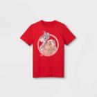 Kids' Disney Lady & The Tramp Short Sleeve Graphic T-shirt - Red Xs - Disney