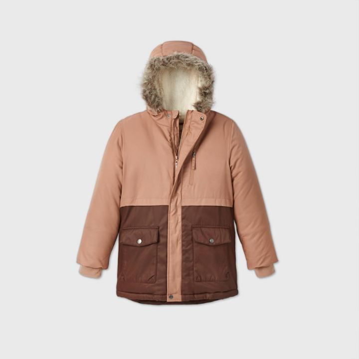 Boys' Parka Jacket - Cat & Jack Brown