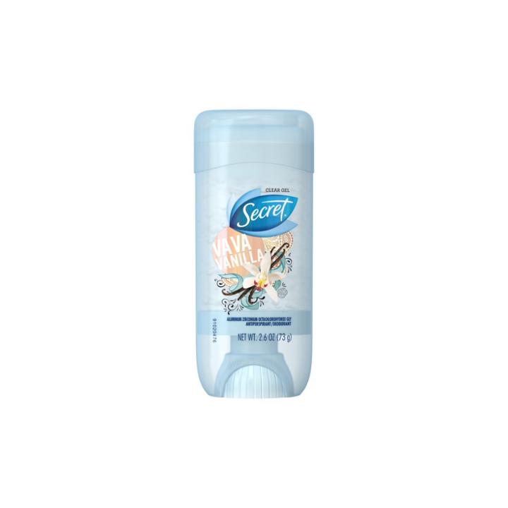 Secret Fresh Va Va Vanilla Clear Gel Antiperspirant And Deodorant