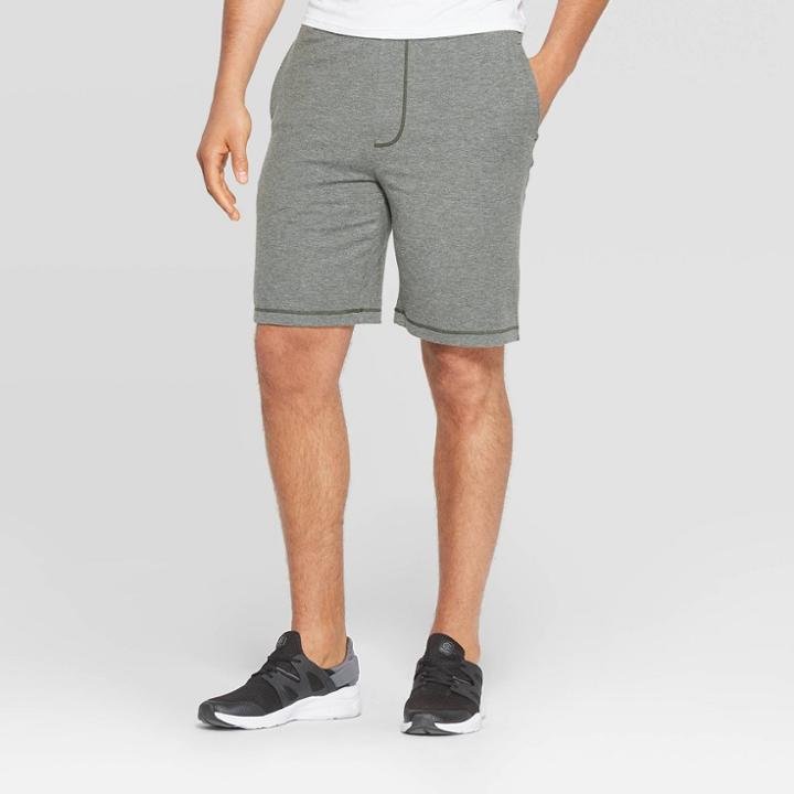 Men's Soft Touch Shorts - C9 Champion Bottle Green Heather
