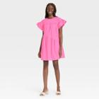 Women's Ruffle Short Sleeve Dress - Who What Wear Pink