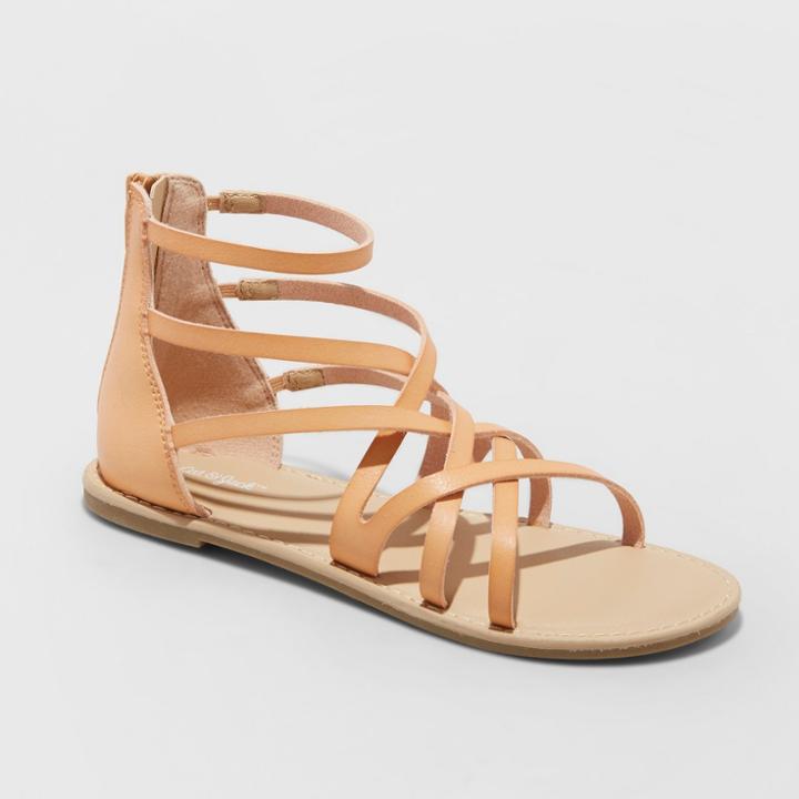 Girls' Lilith Gladiator Sandals - Cat & Jack Tan