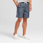 Men's 8 Chambray Elastic Waist Shorts - Goodfellow & Co Geneva Blue