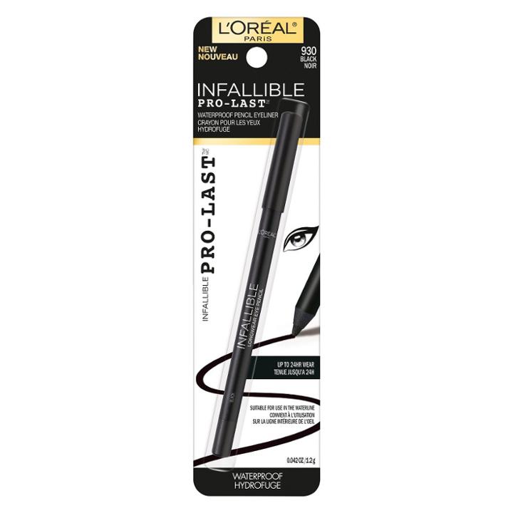 L'oreal Paris L'oral Paris Infallible Pro-last Waterproof Eyeliner Black- 0.042oz, Adult Unisex
