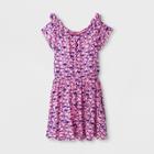 Girls' Shark Print Knit Dress - Cat & Jack Pink/blue