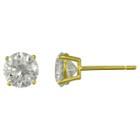 Distributed By Target Cubic Zirconia Stud Earring - Gold