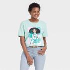 Women's Bijou Karman Palm Leaves Short Sleeve Graphic T-shirt - Aqua