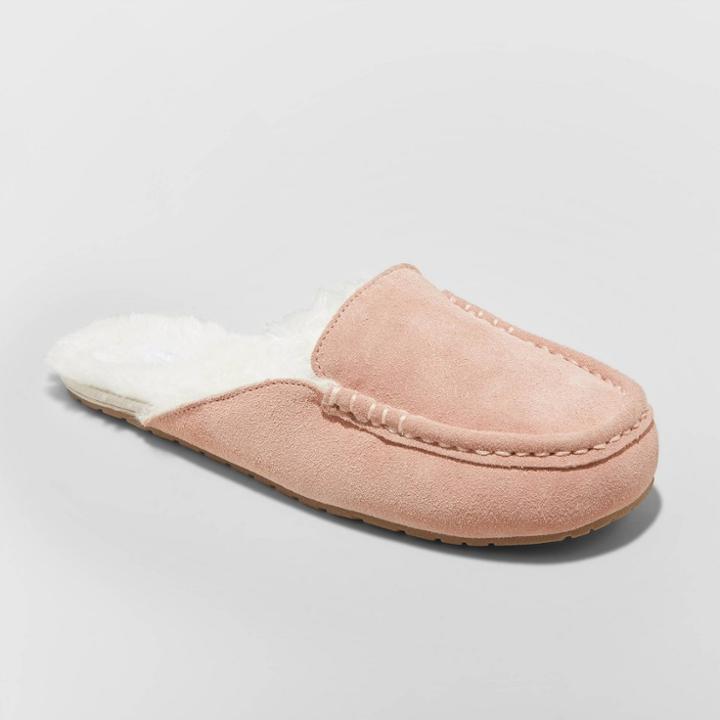 Women's Shae Moccasin Mule Slippers - Stars Above Blush 6, Women's, Pink