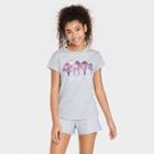 All In Motion Girls' Short Sleeve 'grow Outside' Graphic T-shirt - All In
