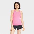 Women's Seamless Crewneck Athletic Tank Top - All In Motion Neon Pink