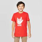 Petiteboys' Valentines Day Short Sleeve Graphic T-shirt - Cat & Jack Red