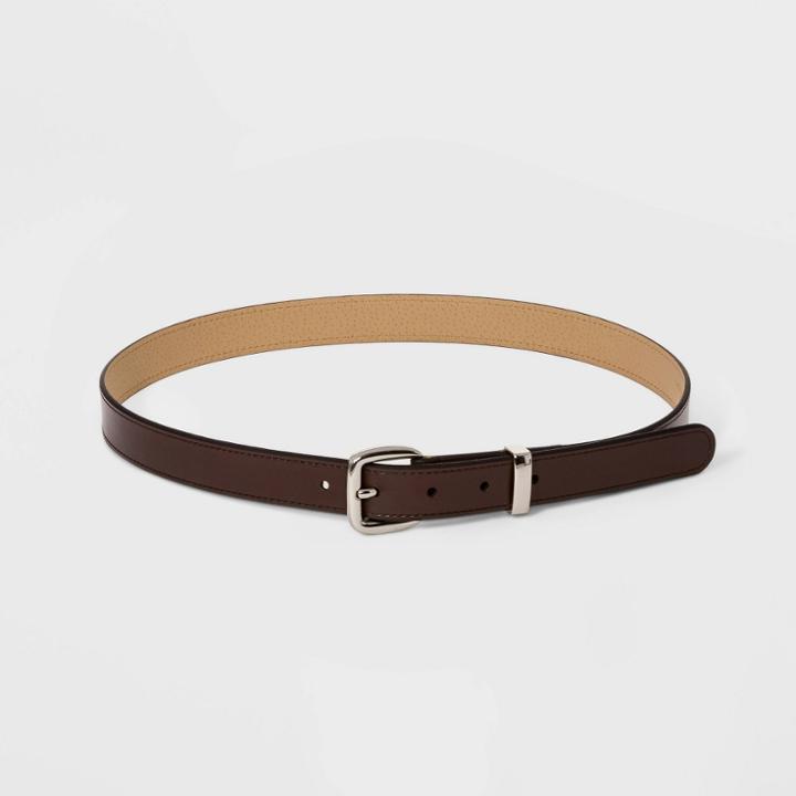 Women's Plus Size Trouser Belts - Ava & Viv Brown 2x, Women's,