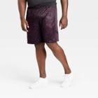 Men's 9 Train Shorts - All In Motion Purple Washed Print S, Men's,