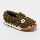 Toddler Boys' Geraldo Sherpa Monster Slip On Sneakers - Cat & Jack Green