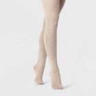 Women's Pique Sweater Tights - A New Day Oatmeal Heather S/m, Oatmeal Grey