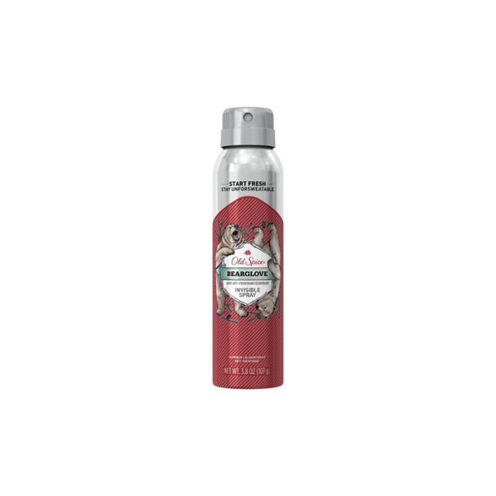 Old Spice Bearglove Invisible Spray Antiperspirant And Deodorant